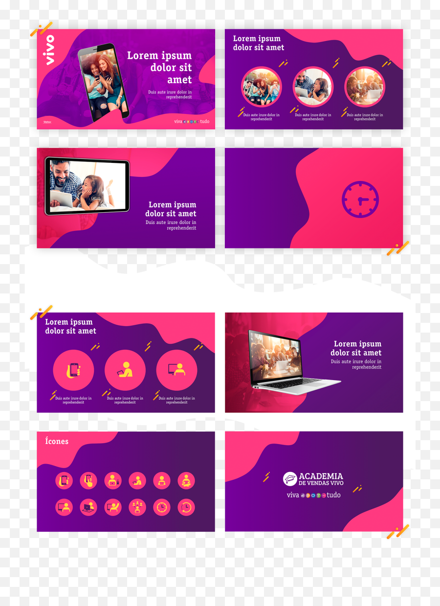 Presentation Design - Template Apresentação Institucional Emoji,Emotions Powerpoint Template