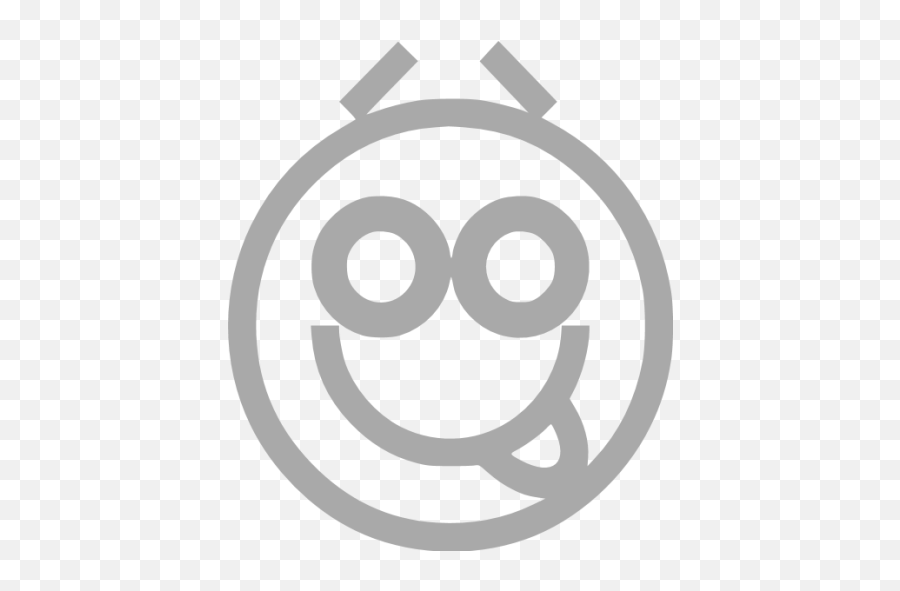 Dark Gray Emoticon 20 Icon - Happy Emoji,What Is The Gray Sun Emoticon