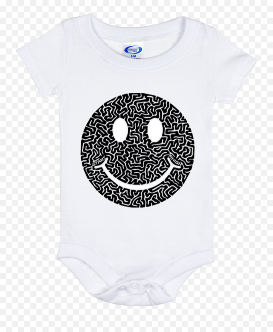 Baby Onesie - Short Sleeve Emoji,Infants Emoticon