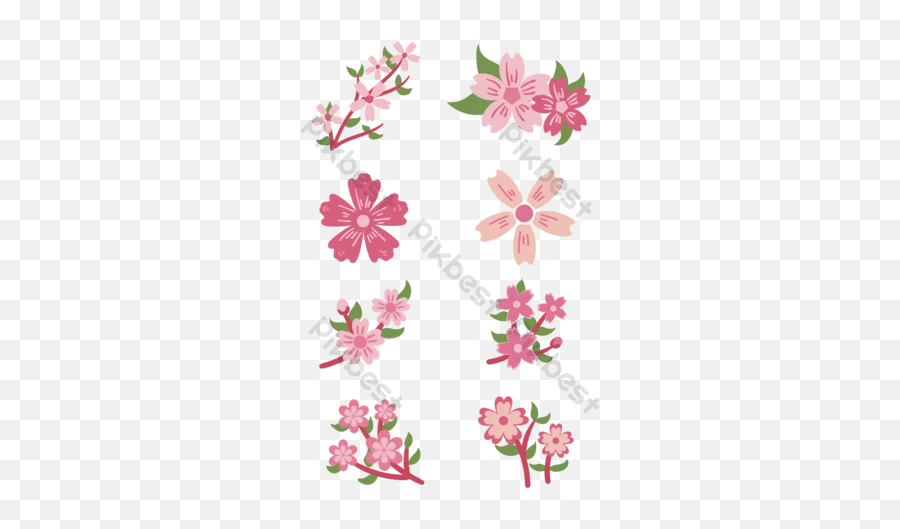16 Beautiful Cherry Blossom Icons Vector Png Images Eps Emoji,Sakura Blossom Emoticon