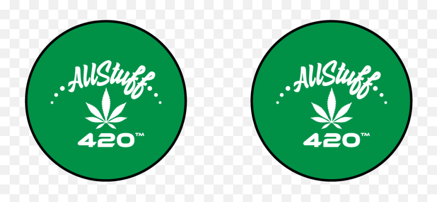 Round Green Allstuff420 Nipple Pasties - Allstuff420 Emoji,Marijuana Leaf Facebook Emoticon