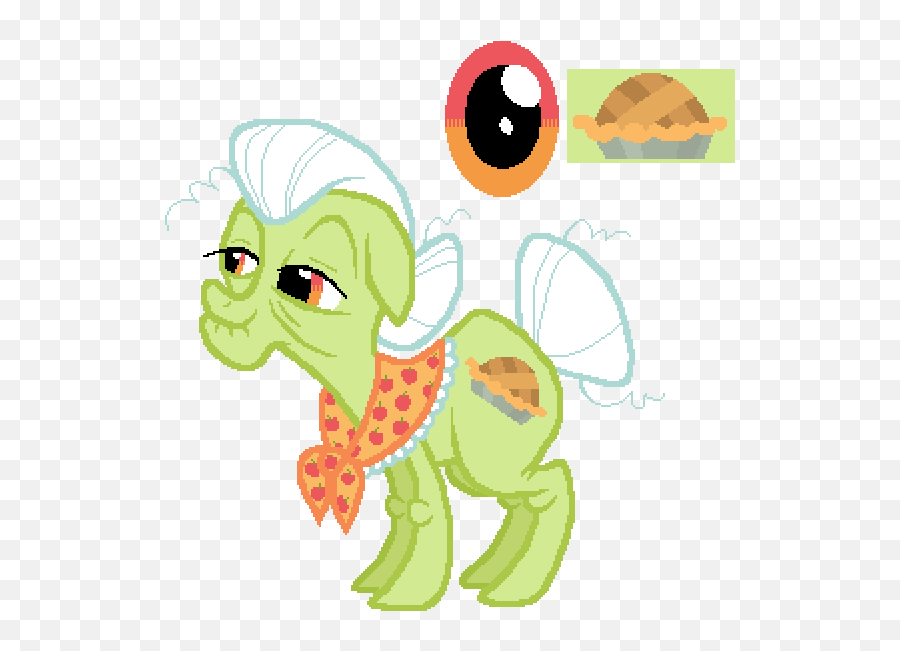 Granny Smith - Friendship Is Magic Color Guide Mlp Vector Club Emoji,Mlp Emotion Chart