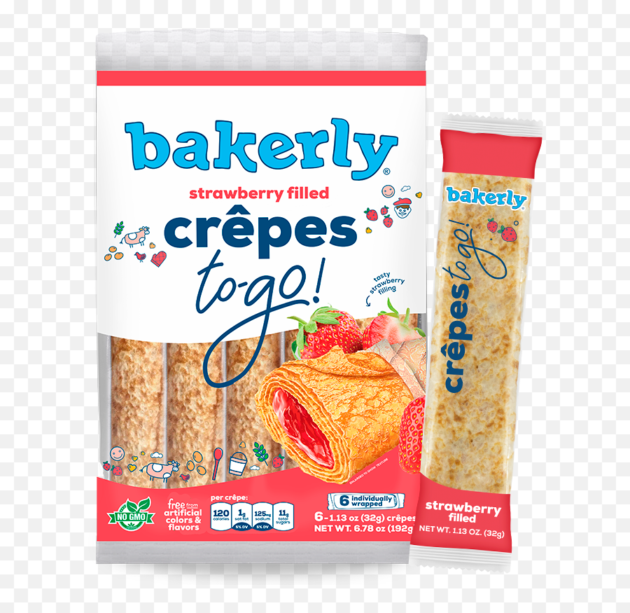 Strawberry Crêpes To - Go Emoji,Kow Emoji