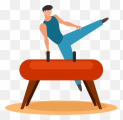 Gymnast On Log Clipart Free Download Transparent Png Emoji,Hula Hoop Emoji