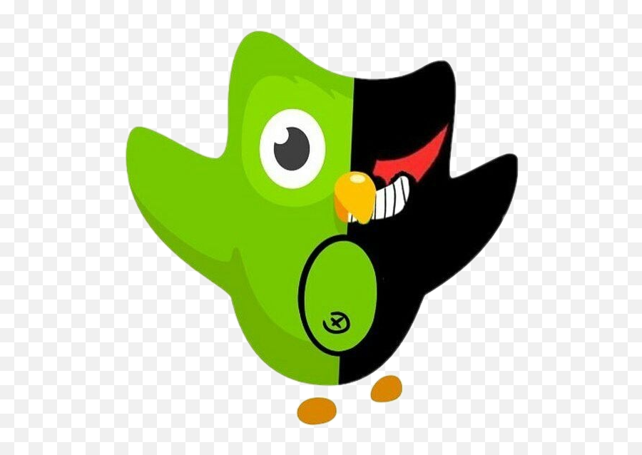 Duolingo Weirdcore Monokuma Sticker - Dot Emoji,Duolingo Emoji