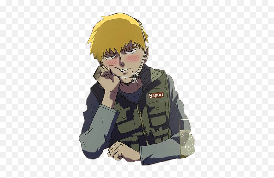 Mp100 Reigen Mobpsycho100 Sticker By Shiibii427 - Mob Psycho 100 Garra Emoji,Mob Psycho 100 Emoji