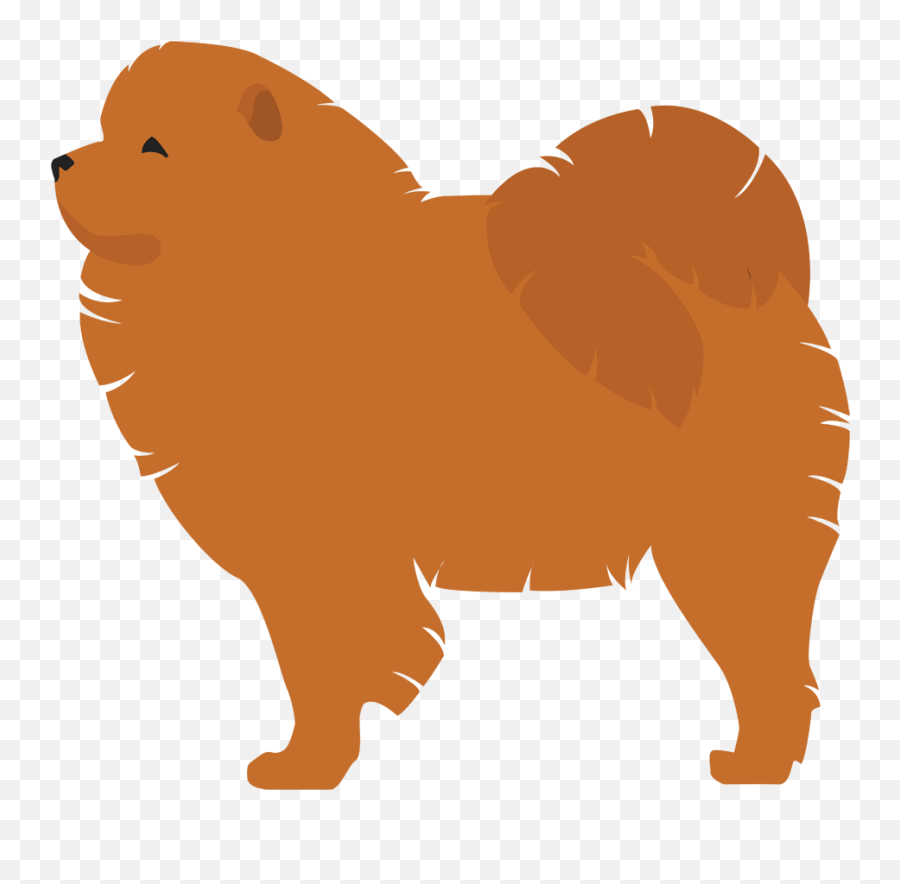 Chow Chow - Dog Emoji,Dog Breed Emojis