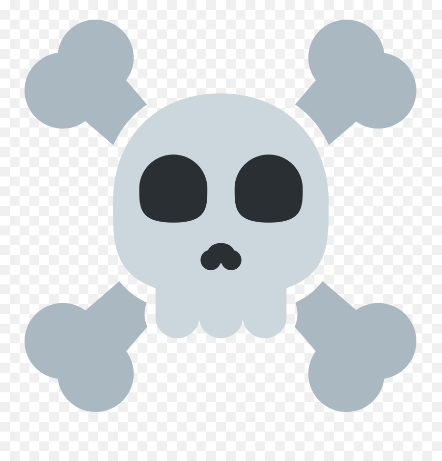 Tête De Mort Emoji - Skull Crossbones Emoji,Kiko Emoji