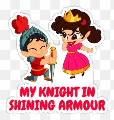 Love Quotes Stickers To Display Emoji,Knight In Shining Armor Emoji