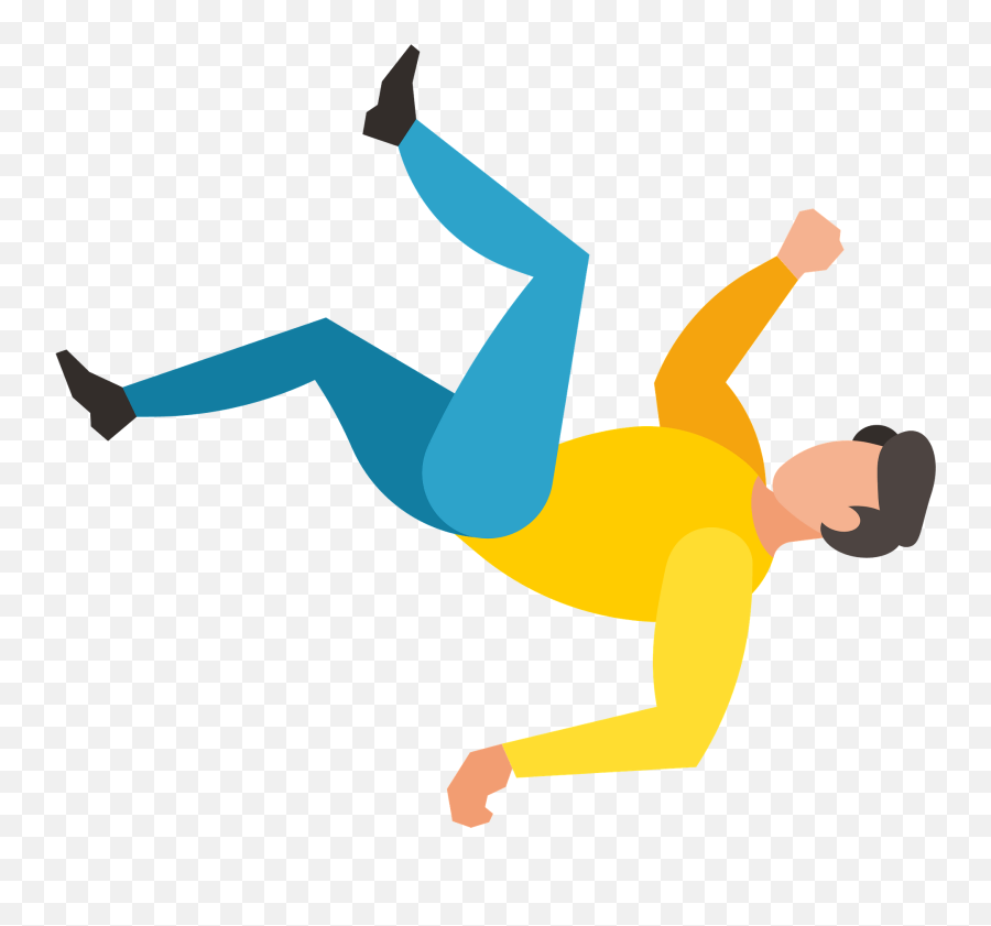 Falling Man Clipart - Man Falling Clipart Emoji,Falling Emoji