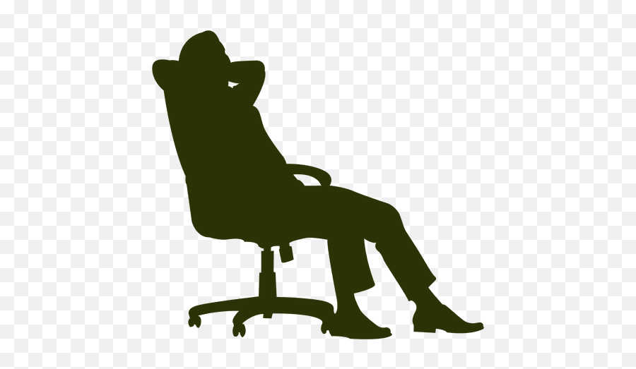 Lazy Businessman Standing Silhouette - Transparent Png U0026 Svg Relaxing Png Emoji,Businessman Emoji