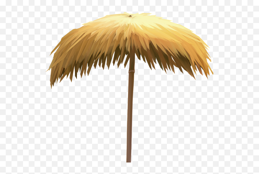 Straw Beach Umbrella Png Clip Art Image Clip Art - Beach Umbrella Clipart Emoji,Beach Umbrella Emoji