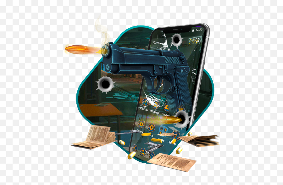 3d Gun Theme U2013 Aplikacije V Googlu Play - Horizontal Emoji,Gun Star Emoji