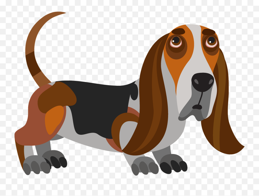 Basset Hound Dog Clipart - Hound Dog Clipart Free Emoji,Basset Hound Emoji