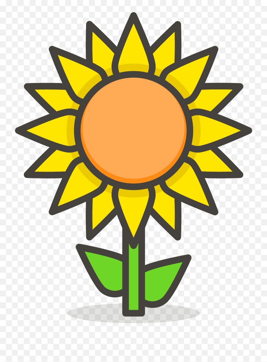Sunflower Emoji Clipart - Goal Word Png,Sunflower Emoji