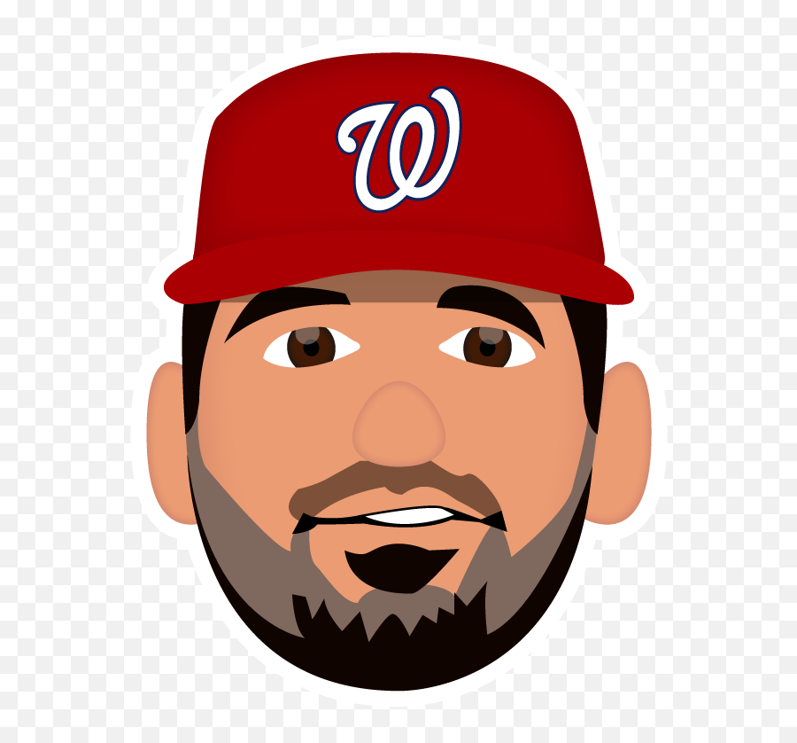 Nationals Emojis Fans Washington Nationals - Washington Nationals Cartoon Logo Hd,Emojis Ios Orange