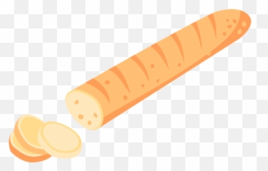 Bread French Flat - Transparent Png U0026 Svg Vector File Cervelat Emoji,Discord Cryptid Emojis Sasquatch