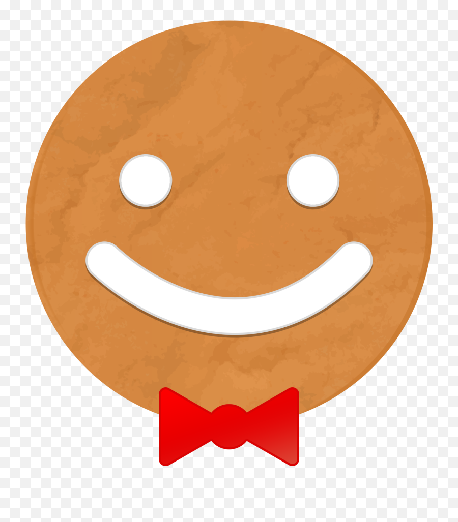 Gingerbread Man Ar - Open Fire Emoji,Bow Emoticon