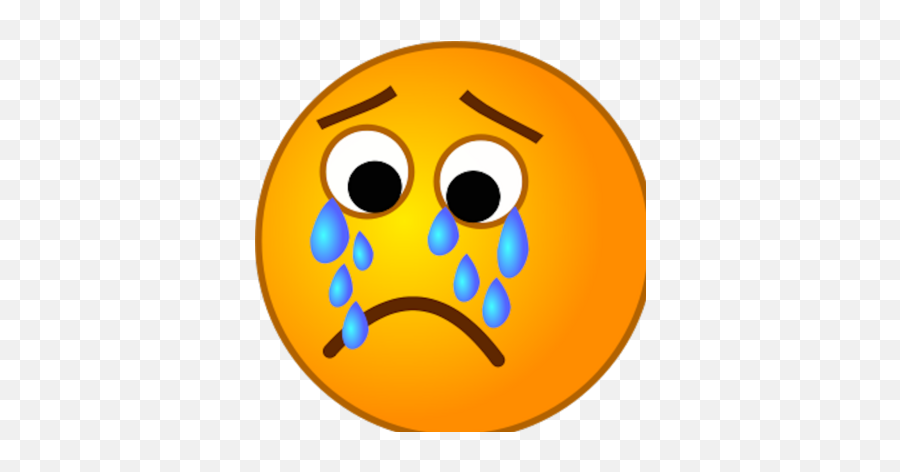 Big Sad Face - Clipart Best Cry Face Emoji,Big Tear Eyes Sad Face Emoticon