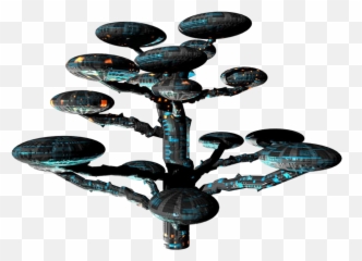 Tree Alien - Ufo Png Download 1024768 Free Transparent Alien City Png Emoji,Alien Emoji Wallpaper