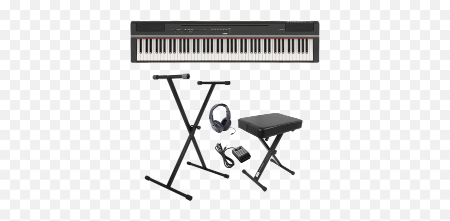 Yamaha P125b 88 - Key Digital Piano Wghs Action Black Beginner Bundle Stage X Style Keyboard Stand Emoji,Piano Key Sequence Emotions