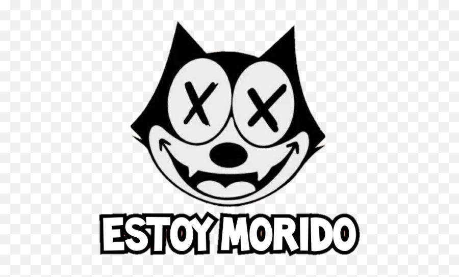 Sticker Maker - Cartoon Original Felix The Cat Emoji,Felix The Cat Emoticon Code