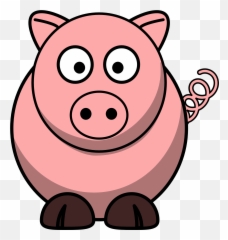 Transparent Background Pig Clipart - Clip Art Library Cartoon Pig Clipart Emoji,Knife And Pig Emoji Answer