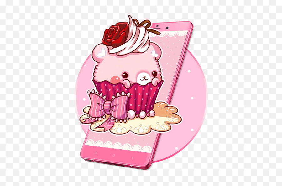 Kawai Pink Cartoon Live Wallpaper - Google Play Cake Decorating Supply Emoji,Blush Emoji Android