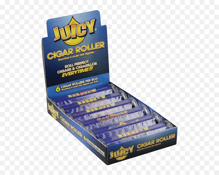 Juicy 125mm Cigar Hand Roller - 6 Pack Rolling Papers Emoji,Cigar Emojis