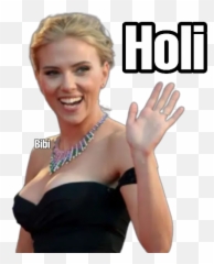 Scarlett Johansson Stickers For Whatsapp Emoji,Scarlett Johansson Has No Emotions