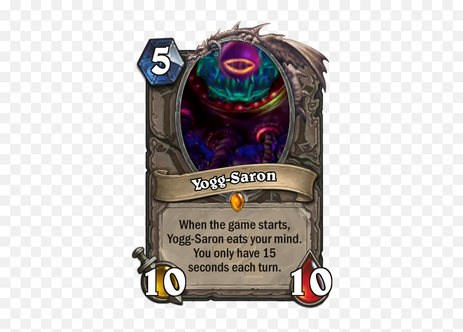 The Many Mouths Of Yogg - Saron Card History Popular Yogg Emoji,Smug Emoticon Steam