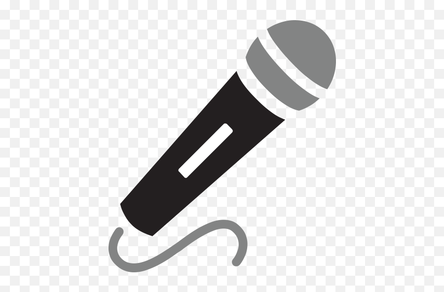 Microphone Clipart Emoji Microphone Emoji Transparent Free - Microphone Emoji,Block Emoji