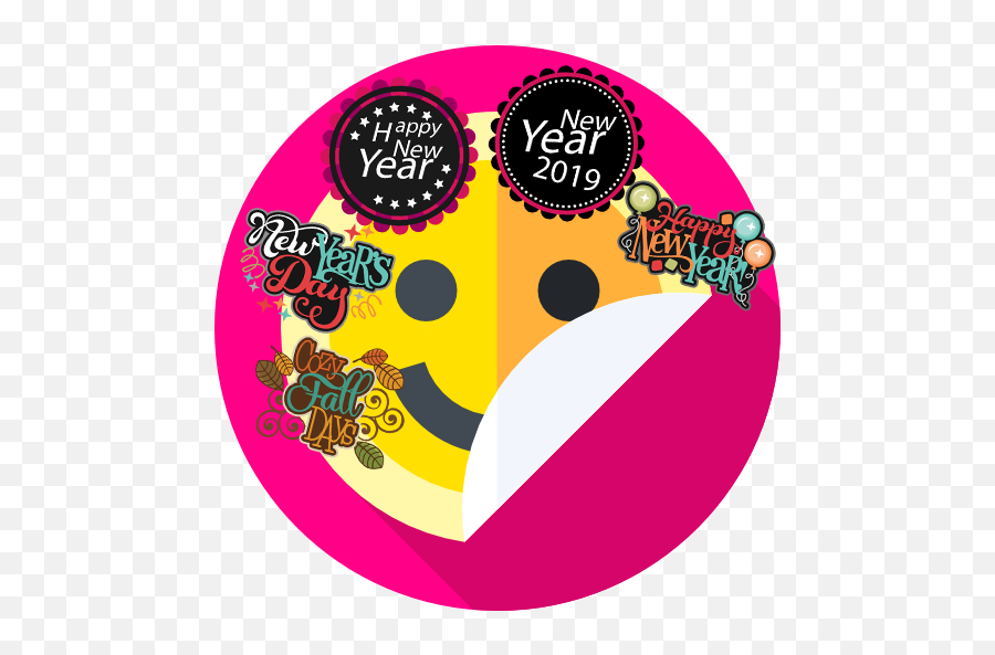 Wastickerapp Stickers Hny Year - New Day 2016 Emoji,Happy New Year Emoji 2019