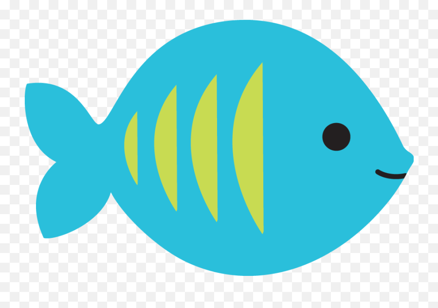 Blue And Green Fish Clipart - Full Size Clipart 3030060 Emoji,Tuna Emoji