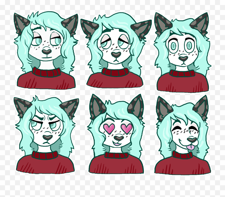 Maddie Telegram Stickers By 13dice - Fur Affinity Dot Net Fictional Character Emoji,Telegram Emoticons