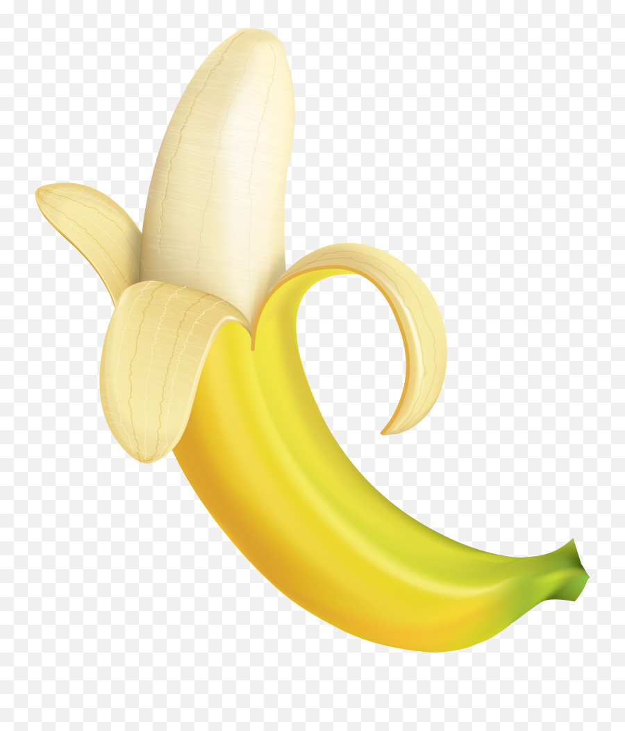 Peeled Banana Clipart Image Gallery Yopriceville - High Emoji,Banana Emoji