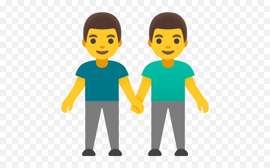 Men Holding Hands Emoji - Two Men Emoji,Friendship Emoji