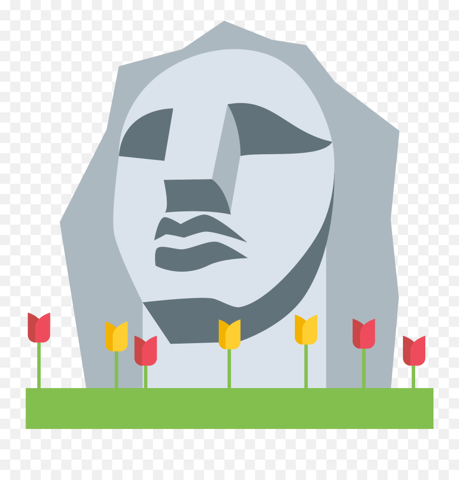 Moai Emoji Clipart - Emoji,Moyai Emoji