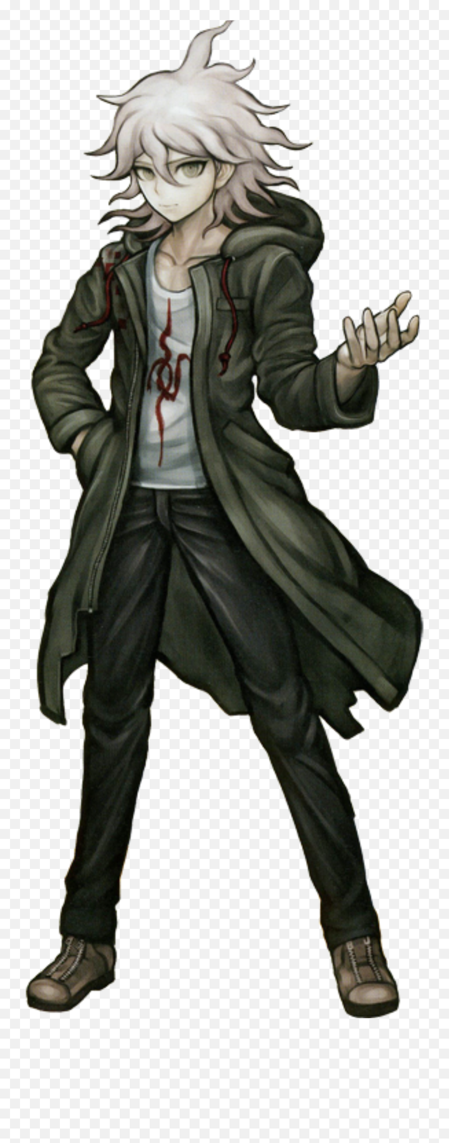 Nagito Komaeda Nagitokomeada Sdr2 - Nagito Komaeda Official Art Png Emoji,Komaeda Emoji