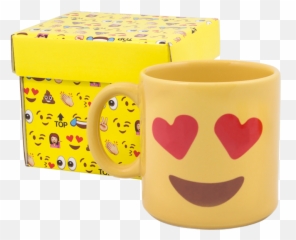Caneca - Caneca Emoji,Carinha De Apaixonada Emoticon