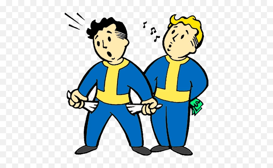 Vault Boy Meme Png - Fallout Emoji,Pip Boy Emoji