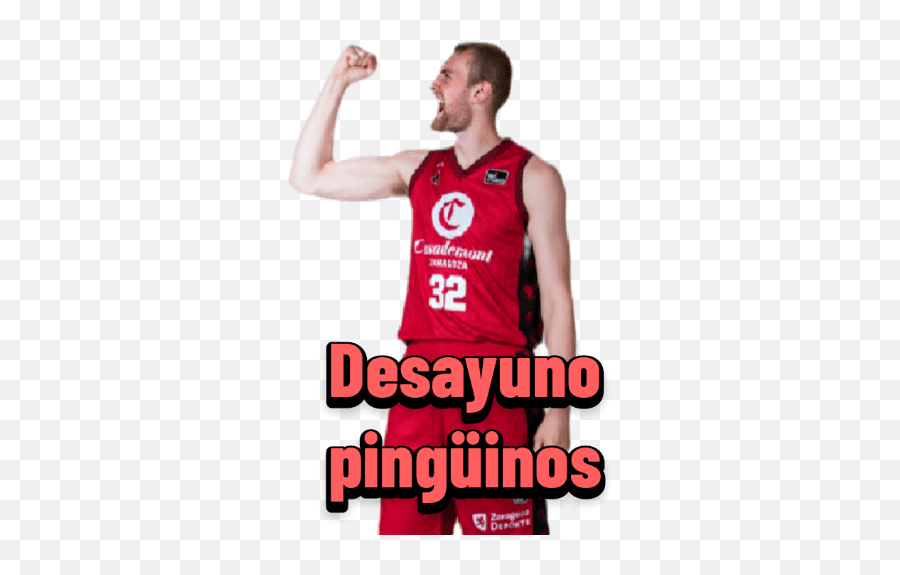 Casademont Zaragoza - Sleeveless Emoji,Basketball And Number 23 Emoji