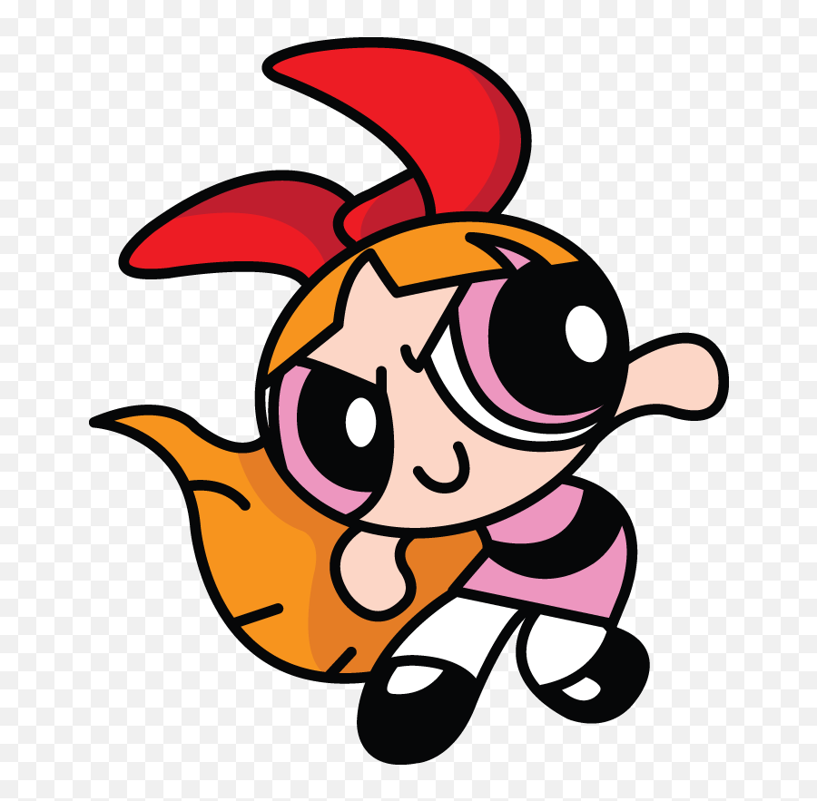 Cartoon Girl Drawing Cartoon Drawings - Blossom Png Powerpuff Girls Emoji,Salsa Girl Emoji Costume