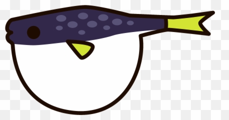Purple Puffer Fish Clipart - Fish Emoji,Pufferfish Emoji