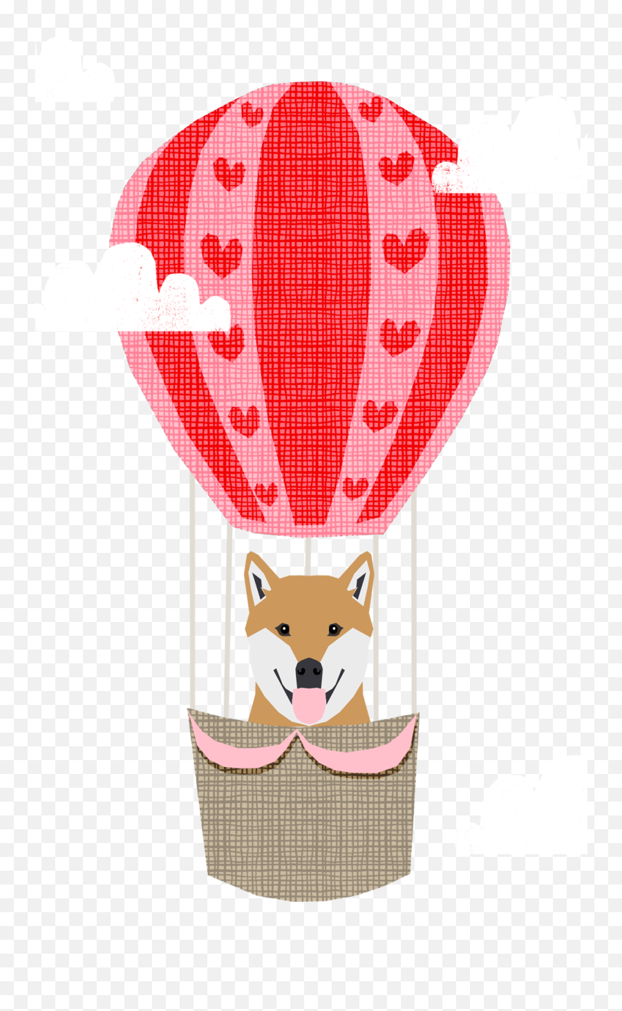 Shiba In Airballoon Casetify Iphone Art Design - Girly Emoji,Emoji Mobile9