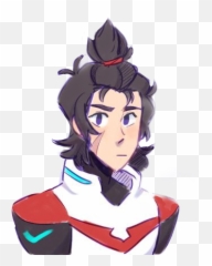 Keith Vld Voltron Keithvoltron Sticker - Keith Hair In Ponytail Voltron Emoji,Voltron Emojis