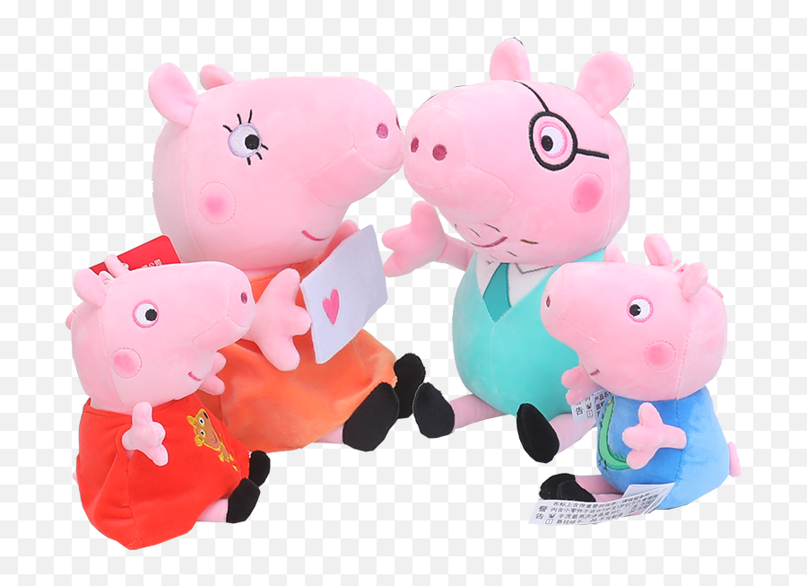 Mr Peppa Pig Dinosaur Plush Toy Georgeu0027s Doll Peppau0027s Teddy - Soft Emoji,Soccer Emoji Pillow