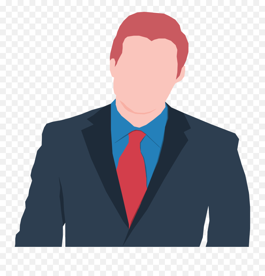 Faceless Male Avatar In Big Image Png - Man In Suit Clipart Emoji,Faceless Emoji Png