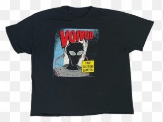 Vintage Voivod T - Supervillain Emoji,Outer Limits No Emotions