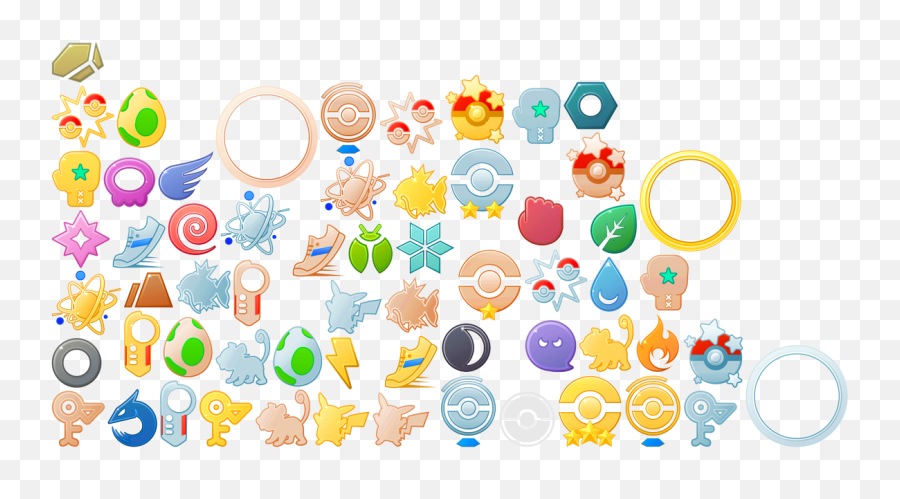 Icons Dump If Anyone Needs - Pokemon Types Icon Png Emoji,How To Put Emojis In Pokemon Go Names